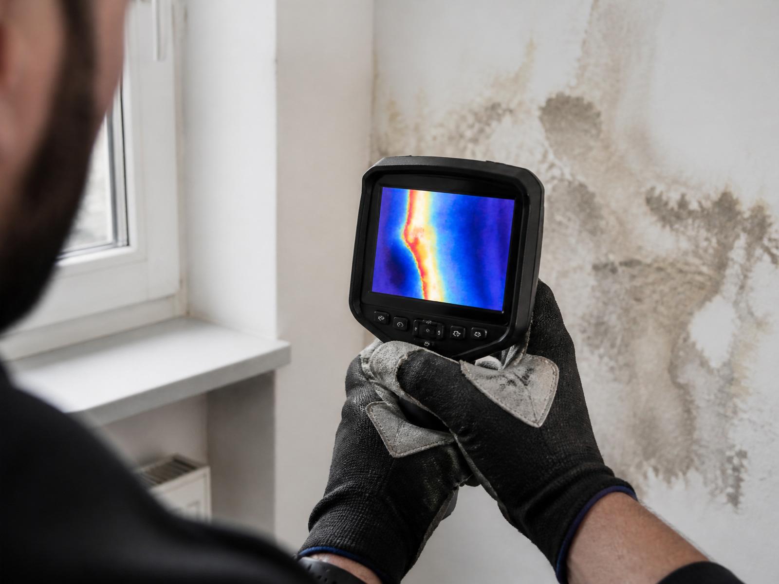 Leckage-Ortung mit Thermografie-Kamera — verdeckte Lecks zerstörungsarm aufspüren